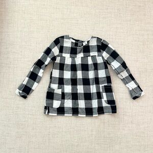 Carter’s Girls Long Sleeve Buffalo Check Top Size 5